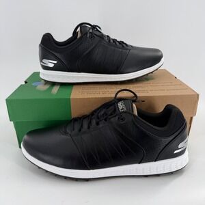 Skechers GO GOLF Pivot Mens Black Water Repellent Golf Shoes 54545EWW 11.5